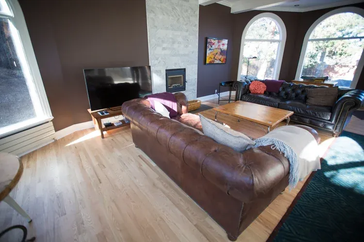 Hardwood floor installation — Boulder home