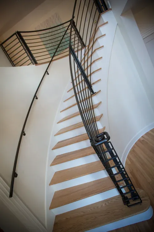 Hardwood floor grain detail