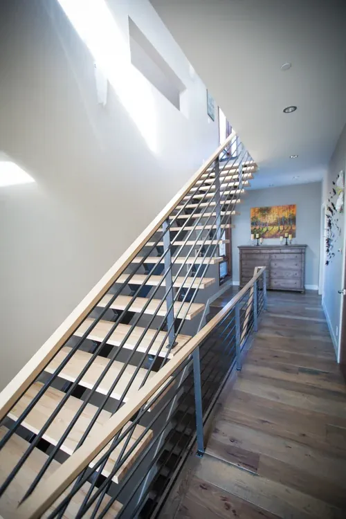 Wide plank oak floor