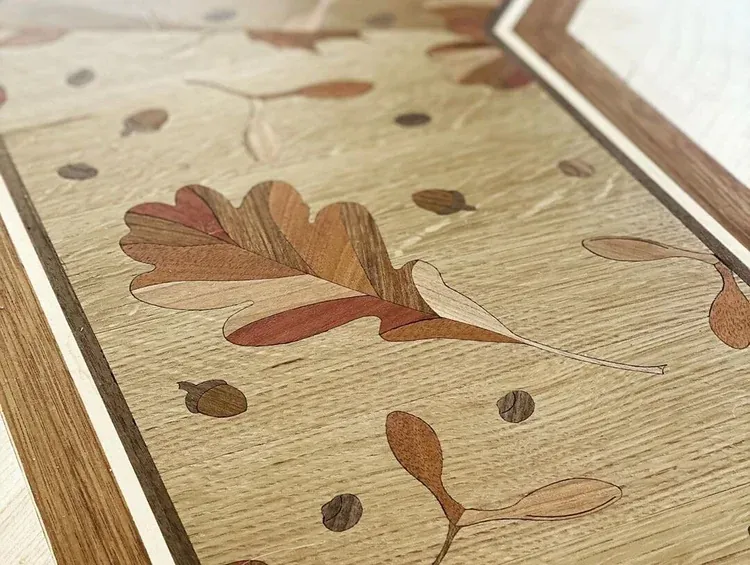 Hardwood installation on-site