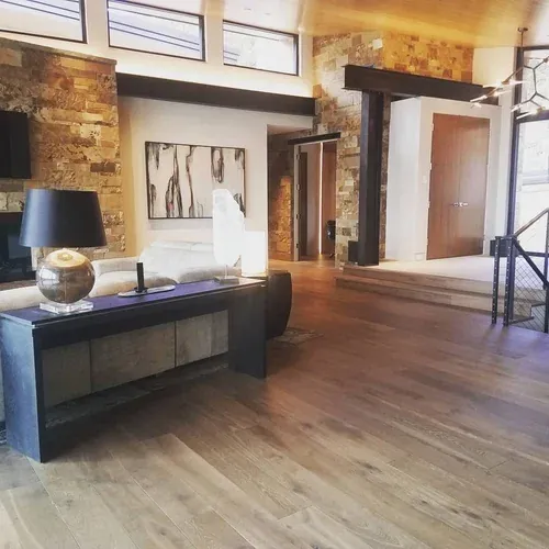 Hardwood floor installation