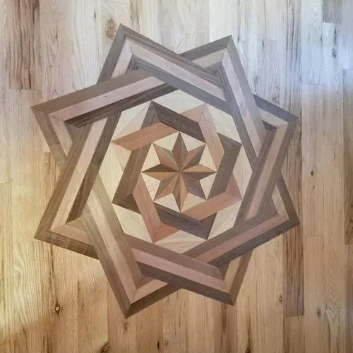 Hardwood flooring detail