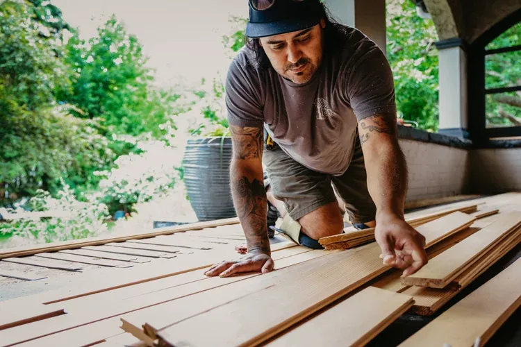 Traditional hardwood floor style