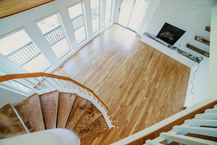 Custom hardwood flooring